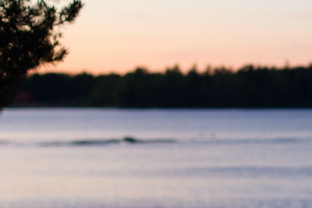 vi fick skynda oss innan det blev mörkt